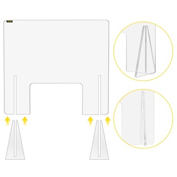 VEVOR Акриловый чехол Защитная стенка 60x60 см