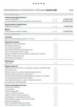 Volvo V90 II 2025 VOLVO V90 ULTRA T6 BOGATE WYPOSAŻENIE DOSTĘPNY OD RĘKI, zdjęcie 8