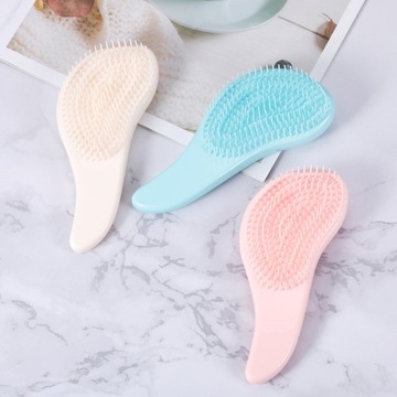 Szczotka silikonowa do włosów elastyczna grzebień