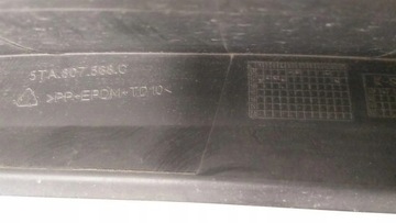 VW TOURAN R-LINE 5TA 16-20 SPOJLER ZDERZAKA TYLNY