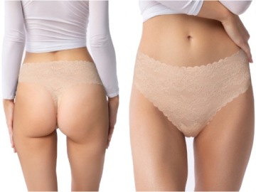 JULIMEX Белли Стринги Макси Бежевые, размер XL