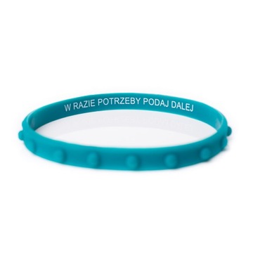 Силиконовый браслет с четками 