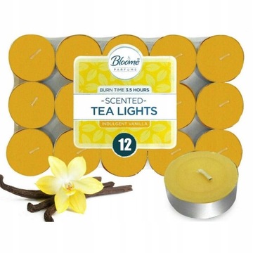 Podgrzewacze Świeczki Zapachowe Świeczka Tealight Małe Dekoracyjne Mini 12