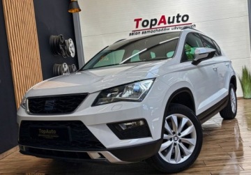Seat Ateca SUV 1.4 EcoTSI 150KM 2017 Seat Ateca 1.4TSI 150KM DSG GWARANCJA zarejestrowana KAMERA navi