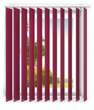Żaluzja Pionowa pasy Vertikal 250x110cm burgundowy