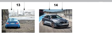 ПОСТЕР АВТОМОБИЛЬ BMW АВТО АВТОМОБИЛЬ 90x60 СМ 14 ДИЗАЙНОВ