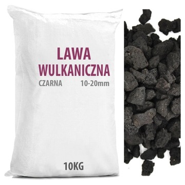 LAWA WULKANICZNA Prawdziwa Kamień do Ogrodu 10KG