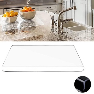 БОЛЬШАЯ АКРИЛОВАЯ РАЗДЕЛОЧНАЯ ДОСКА ДЛЯ СЫРА, РЫБЫ, ОВОЩЕЙ, МЯСА, 45Х35СМ