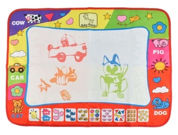 Большой водяной коврик для рисования и рисования двумя ручками