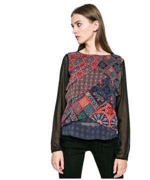 Desigual Bluzka damska CAPAS BIRMANIA