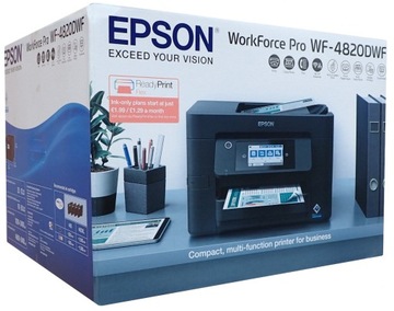 Drukarka Skaner Urządzenie wielofunkcyjne 4w1 Epson WF-4820DWF WiFi ADF LAN