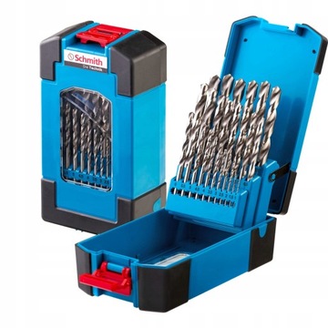 SCHMITH WIERTŁA KOMPLET WIERTEŁ HSS DO METALU ZESTAW 1-13MM 25 SZT