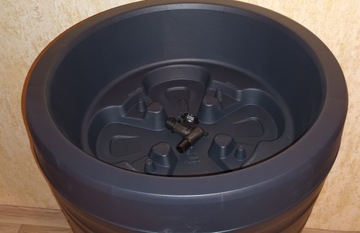 Декоративный резервуар для дождевой воды 240л 2в1 МАЗЕ бочка 240 литров КРАН