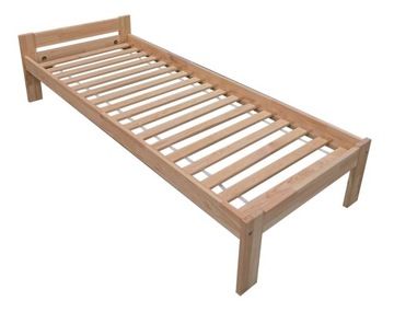 Łóżko MALMA DREWNIANE 90X200 MALOWANE + STELAŻ OD PRODUCENTA