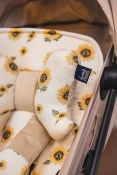 Вставка в коляску La Millou Heartbeat Pink Multi для коляски Cybex