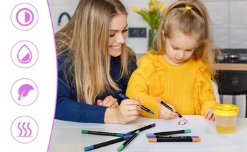 Акрильные маркеры фламастеры для рисования камней стеклянной одежды 24