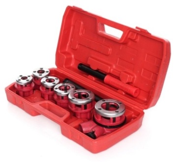 РЕЗЬБОТРЕЗЧИК С ХРАПОВИКОМ ДЛЯ ТРУБ РУЧНАЯ МАТРИЦА, 6 ЭЛЕМЕНТОВ, КОРПУС