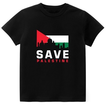 Koszulka męska T-SHIRT SAVE PALESTINE XL