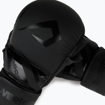 Перчатки для единоборств Overlord Sparring MMA, черные, S
