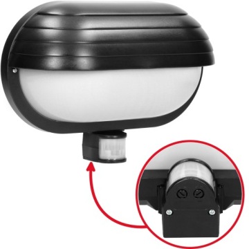 НАРУЖНЫЙ ФАСАДНЫЙ СВЕТИЛЬНИК С ДАТЧИКОМ ДВИЖЕНИЯ E27