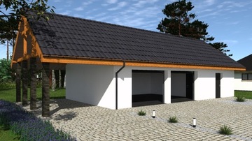 PROJEKT BUDYNKU GOSPODARCZEGO GO2051