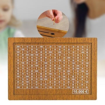 КОПИЛКА ДЕРЕВЯННАЯ ДЕНЕЖНАЯ КОРОБКА МАСТЕР ДИСПЛЕЙ многоразовый БАНК МОНЕТ БАНК