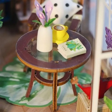 Миниатюрный Домик, Книжный Уголок, Белая Оранжерея, Цветы, Оранжерея, Солнце.