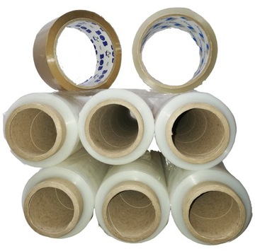 FOLIA STRETCH 6 x 1,5KG BEZBARWNA 6 rolek+gratis