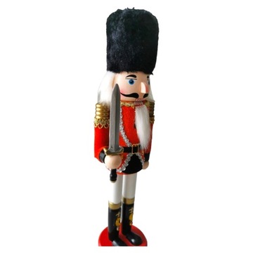 Подвеска-статуэтка БОЛЬШОЙ ЩЕЛКУНЧИК СОЛДАТ 30 см ДЕРЕВО