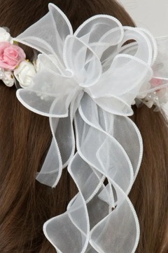 No1 Венок для причастия, как яркие белые и розовые венки для причастия WK99a