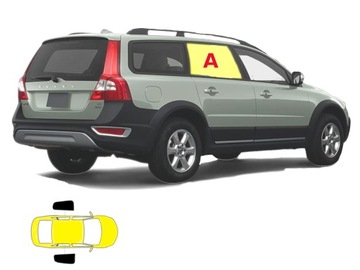 Zasłonki dedykowane Volvo XC70 III gen. - 2 szt.