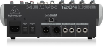 XENYX 1204USB – 12-канальный аналоговый микшер USB-аудиоинтерфейс Behringer