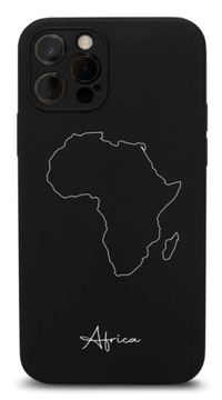 CASE OBUDOWA PLECKI CZARNE AFRYKA IPHONE 13 PRO MAX