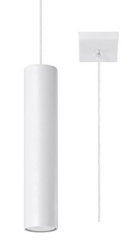 SOLLUX 17 Nowoczesna Lampa Wisząca LAGOS 1 Biały