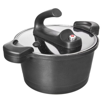 СКОРОВАРКА, ГРАНИТНАЯ СКОРОВАРКА ДЛЯ БЫСТРОГО ПРИГОТОВЛЕНИЯ, ТУШЕНИЯ, 5,5 Л.