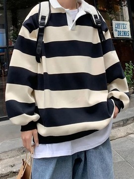 Oversize Striped Tshirt Women Harajuku Top Female
