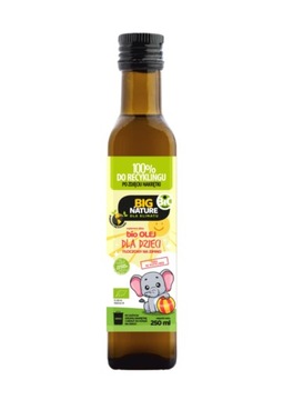 Olej tłoczony na zimno dla dzieci BIO 250ml Big Nature