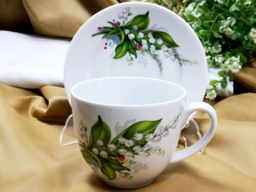 800 ЧАШКА 400 + Блюдце 16 Ландыш RITA MALCER