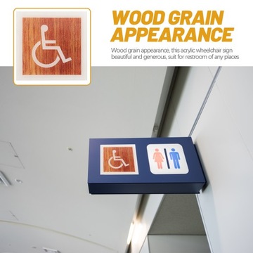 Дверной знак для инвалидов для инвалидов-колясочников