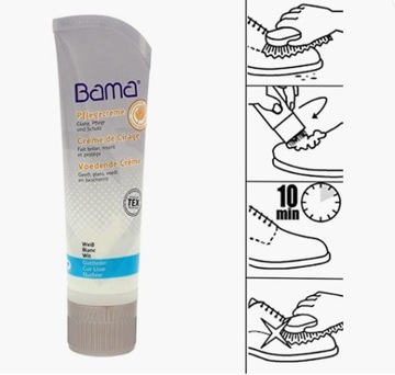 BAMA КРЕМ-ЛАК ДЛЯ ОБУВИ С ВОСКОМ 75 мл