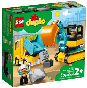LEGO DUPLO Ciężarówka I Koparka Gąsienicowa 10931