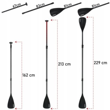СКЛАДНОЕ ВЕСЛО ДЛЯ БАЙДАРКИ SUP PELICAN ALU