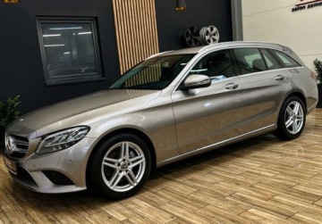 Mercedes Klasa C W205 Kombi Facelifting 2.0 220d 194KM 2019 Mercedes-Benz Klasa C lift AUTOMAT 195KM LED perfekcyjny navi kamera, zdjęcie 12