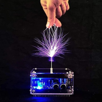 Bluetooth Tesla Coil Music Głośnik Plazmowy Touchable Naukowe Eksperymenty