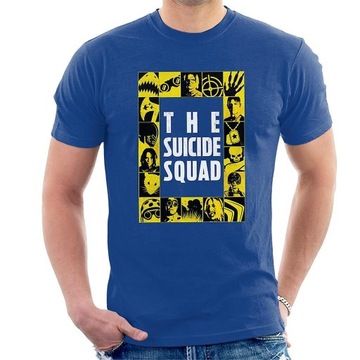 Koszulka The Suicide Squad Yellow Tile Frameunisex cotton T-Shirt