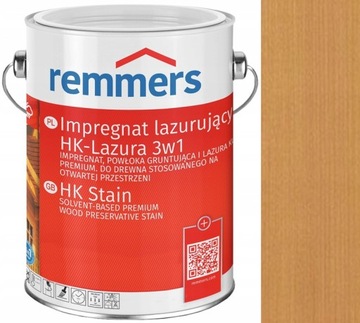 REMMERS HK-LASUR LAZURA DO ELEWACJI 2,5L DĄB JASNY