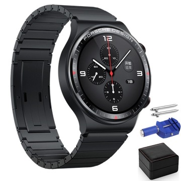 Czarny Tytanowy PASEK HUAWEI WATCH 3 GT 2 GT2 GT2e