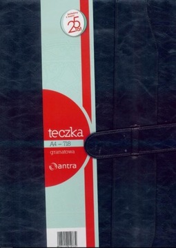 Teczka na dokumenty A4 elegancka granatowa