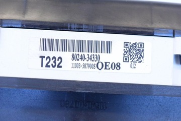 SSANGYONG KORANDO 2018 PŘÍSTROJOVÁ DESKA / TACHOMETR