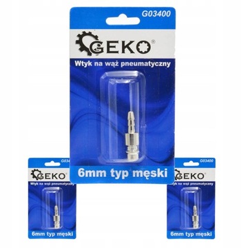 WTYCZKA PNEUMATYCZNA TYP MĘSKI BLISTER 6mm